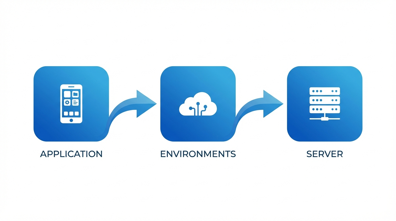 Vue d'ensemble Application vers Serveur
